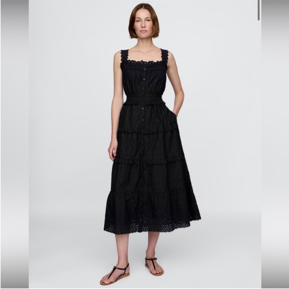 Elegant Black Midi Dress